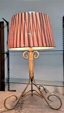 LAMPADA VETRO E FERRO BATTUTO STILE CLASSICO LUME VINTAGE ANTIQUARIATO MODERNO