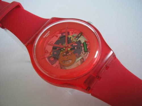 Swatch new gent - red,