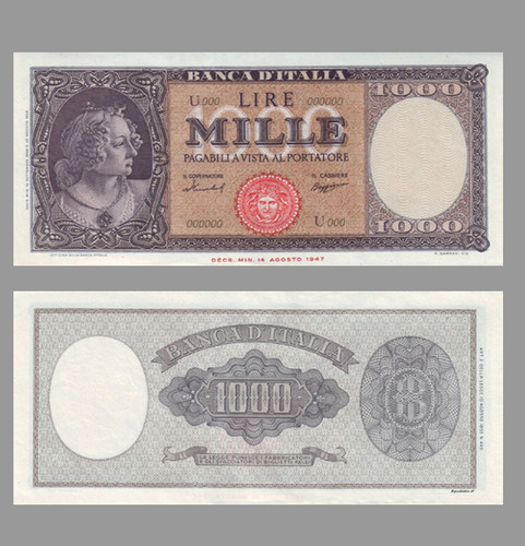 1000 lire mille banca - 1000, mille,