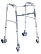 Deambulatore Girello per Anziani Pieghevole in Alluminio anodizzato Click Art. R