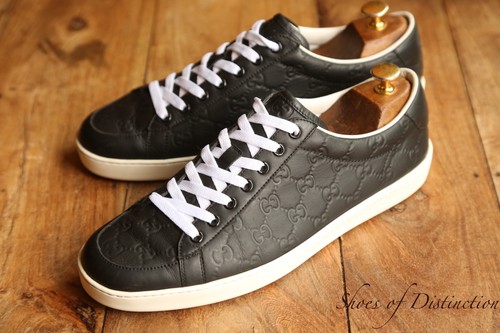 Gucci ace monogram nero - gucci, gg