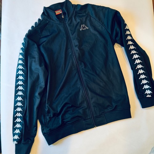 Kappa black zip track - kappa, up