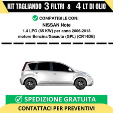 Tagliando per NISSAN Note 1.4