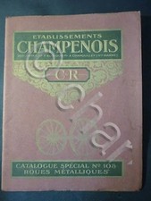 Catalogo illustrato Champenois - Roues Metalliques - Ruote carri agricoli - 1931