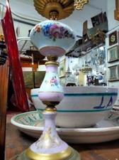 antica lampada porcellana