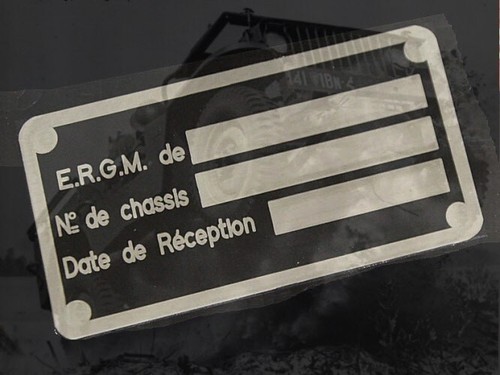 Plaque plaquette label alu - plaquette,