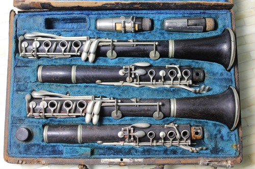 Coppia clarinetti vintage