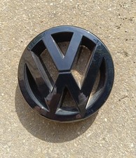 VW Originale Emblema Logo Volkswagen - 1T0853601A Golf 5 V Nero Brillante