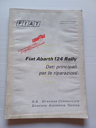 Fiat 124 abarth rally - fiat,