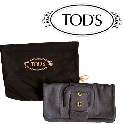 Pochette tods pelle grigia - pochette,