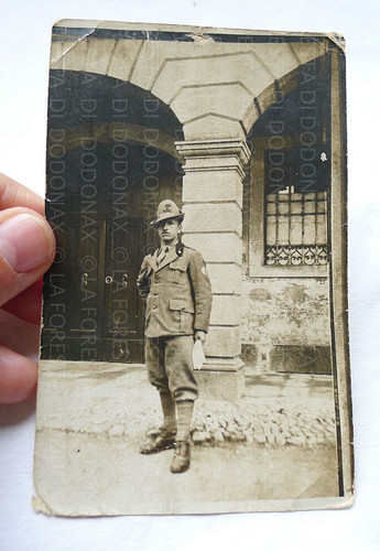 Vecchia foto militare - vecchia,