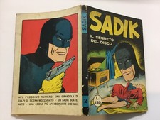  SADIK serie diamante 2 IL SEGRETO DEL DISCO  (fumetto nero tipo Diabolik)