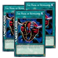 3x THE MASK OF REMNANTS (SPEED DUEL) (Maschera Dell'eredità) Comune • SBCB EN119