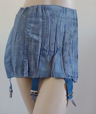 VINTAGE GUAINA BUSTINO COTONE AVIO ACKERMANN GIRDLE REGGICALZE SEXY LINGERIE