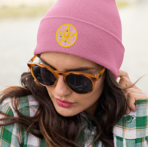 Cappello beanie medaglione - cappello,