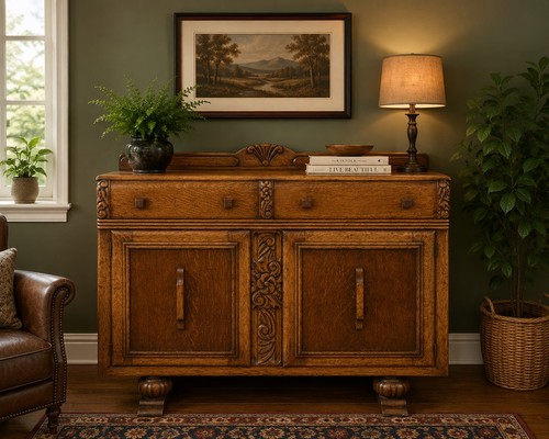 Credenza antica rovere
