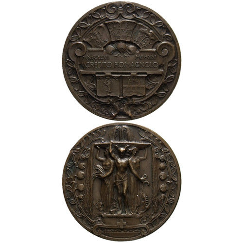 Medaglia credito romagnolo - medaglia,
