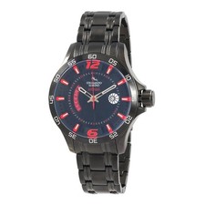 Bracciale Strumento Marino SM116MB/BK/NR/RS Uragano 3 lancette quadrante nero 46 mm