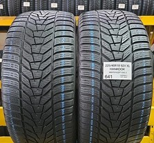 2X GOMME USATE TERMICHE 225/40 R18 92V XL HANKOOK WINTER ICEPT EVO 3 PNEUMATICI 