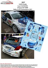 DECALS 1/18 REF 2037 PEUGEOT