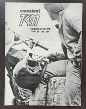ADVERTISING PUBBLICITA' EMOZIONI TGM REGOLARITA' '78 SERIE 50 125 250