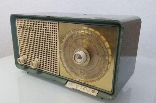 Radio valvole antica philips - radio, a