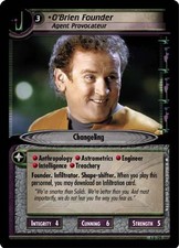 O'Brien Founder, Agent Provocateur - Necessary Evil - Star Trek CCG 2E
