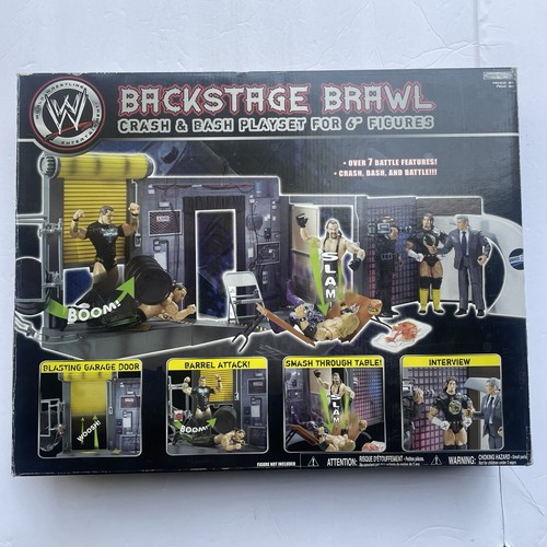 Wwf backstage brawl crash - wwf,