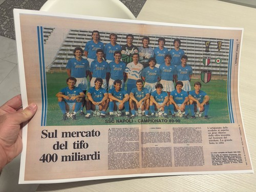 Poster calcio napoli - calcio,