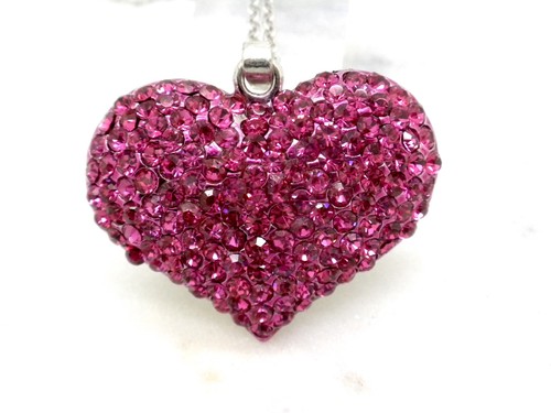 Collana donna cuore - , cristallo