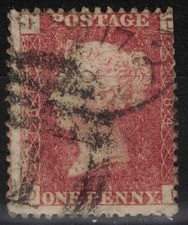 GRAN BRETAGNA 1858-64 Regina Vittoria (1p rosso) us