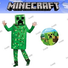 Costume da gioco Minecraft Monster Creeper per bambini 2025 regalo costume pasquale CE