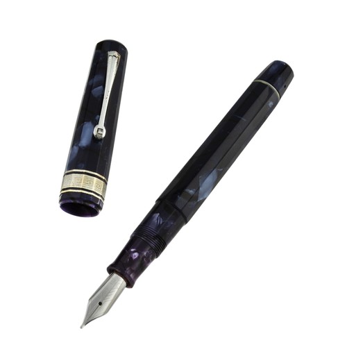 Omas celluloid blue royale - celluloid,