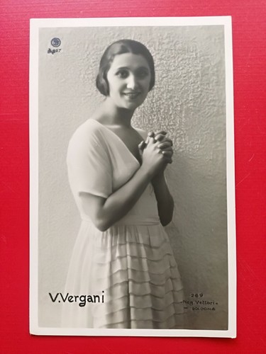 Cartolina foto vera vergani - foto,