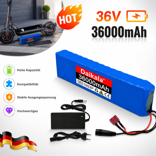 Batteria 36v 36000mah 10s3p - 36v,