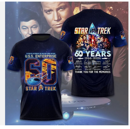Maglietta star trek - maglietta, 60°