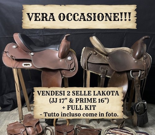 Sella western lakota usata - sella,