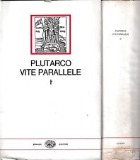 Plutarco : vite parallele vol. 1/2 CARTONATO ed. Einaudi A39