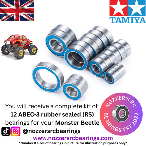 Kit cuscinetti completo tamiya - cuscinetti,
