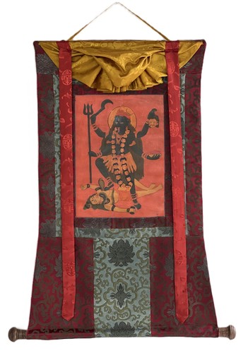 Kali mahakali dea thangka - kali,
