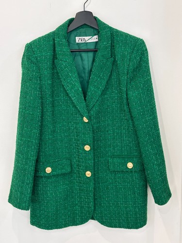 Blazer zara verde smeraldo - zara,