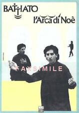 FRANCO BATTIATO RARA CARTOLINA