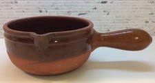 Casseruola francese TERRA COTTA padella salsa Francia 19 cm stile Vallauris cassoulet