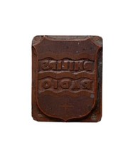 *HH* Antico Timbro Sigillo Matrice Stampo Radio Philips Stemma Radiofonico Seal