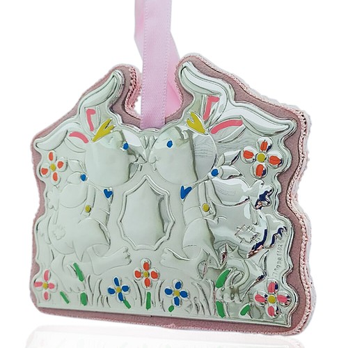 Medaglione capoculla rosa - , cm