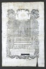 Attestazione settecentesca Certificato di reliquia Sacra Statua Virgo Lauretana
