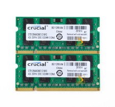 8 GB 2 pezzi Crucial 4 GB 2Rx8