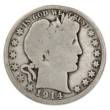 1914 Dollaro D'Argento Barber