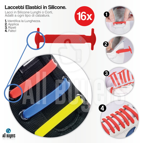 Lacci elastici per scarpe - per,