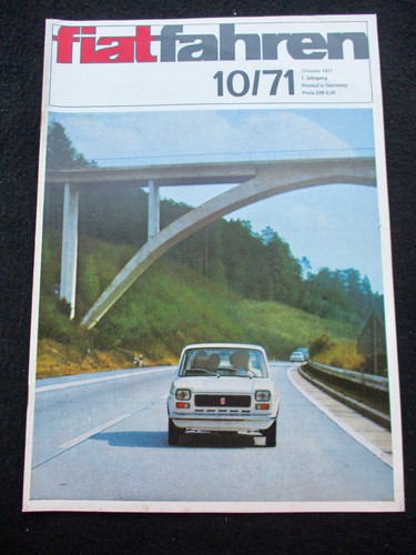 Fiat guida 128 - guida, 10/71